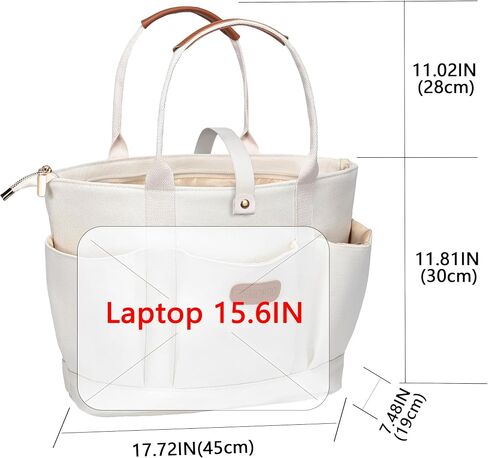 Canvas Tote Bag for Women,Womens Purse Handbags Totes Bags Work Laptop Book Gym for Travel Nurse College Gift in Saudi Arabia