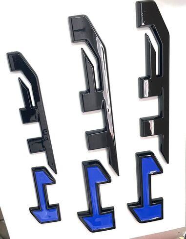 4Pc Set AT4 Emblem Sierra Letters Badge 3D Sticker Nameplate Fits 2019-2024UP Sierra 2500HD 3500HD (Black and Red) in Saudi Arabia