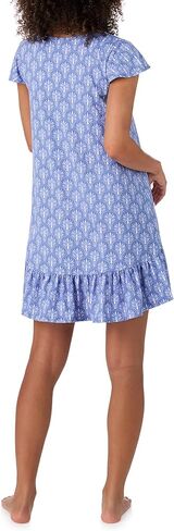 Tommy Bahama - Women's Short Nightgown, Short Sleeve Stretch Jersey Ruffle Hem Dress for Sleep or Lounge in Kuwait