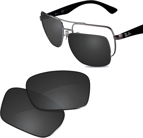 100% Precise-Fit Replacement Sunglass Lenses for RayBan RB3483 60mm in Saudi Arabia