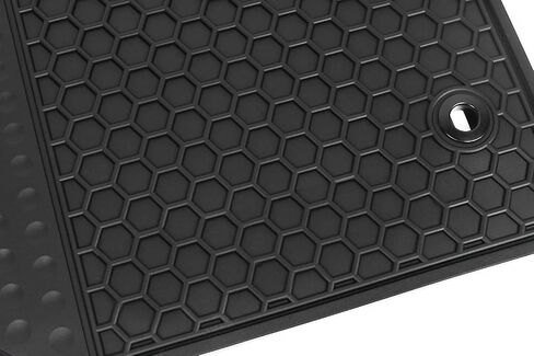 حصيرة أرضية للسيارات لـ Honda Accord 10th Generation 2018 2019 2020 2021 2022 Custom Fit Full Black Rubber Auto Liner Mats All Weather Protect in Kuwait