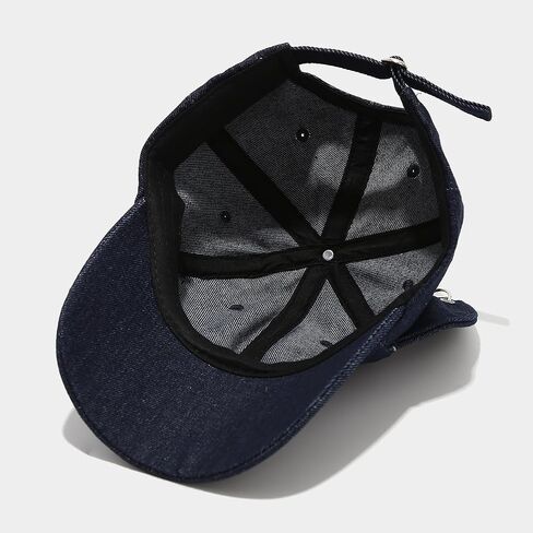 Y2K Fox Ears Cap Baseball With Iron Ring للجنسين جينز أبي قبعة حيوانات حيوانات الجرونج الجمالية قبعة جمالية in Kuwait