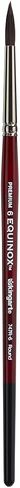 KINGART Premium Equinox 747R-8 Round Series Watercolor Artist Brushes, Synthetic Squirrel Hair, Short Handle, Size 8 in Saudi Arabia