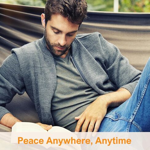 Ear Plugs for Sleeping Noise Reduction, Ultra-Comfy Silicone Sleep Ear Plugs, Noise Cancelling Ear Plugs for Block Snoring/Noise Sensitivity/Travel/Work/Focus - 5 Pairs Ear Tips in S/M/L in Saudi Arabia