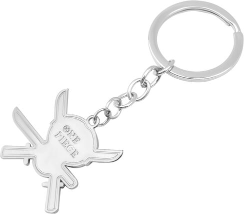 One Piece Anime Keychain with Jolly Roger Charm, One Piece Merch with Gift Box, Keyring for True Pirates in Kuwait