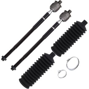 ECCPP 4PCS Suspension Kit Front Inner Tie Rod End Steering Boot Compatible Fit 1998-1999 for Chevrolet for Prizm 1993-1997 for Geo for Prizm 1993-1999 for Toyota for Corolla