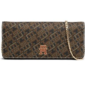 Tommy Hilfiger Monogram القابض مع سلسلة قابلة للإزالة