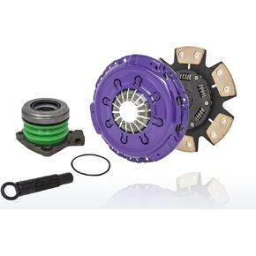 Clutch Kit with Slave Stage 3 compatible for 04-07 Cobalt SS Ion Redline HHR 2.0L l4 Supercharged