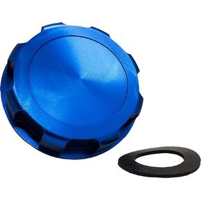 JS Billet Gas Cap BLUE with Rubber Gasket Compatible with Kawasaki Jet 650SX SX TS XI 650 750