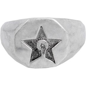Men's Star Signet Ring