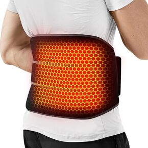 Remo Cordless Heating Pad for Back Pain Relief, Portable Heating Pad for Lower Back, Wearable Heating Pads for Cramps with 3 Heat, 30mins Auto-Off, Gifts for Mom Dad