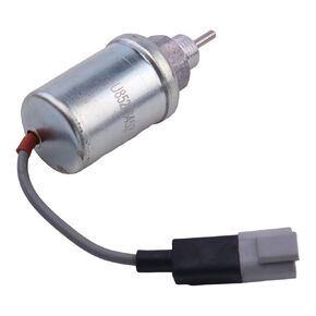 Fuel Shut Off Stop Solenoid Compatible with Caterpillar Cat 3024 3024C 3013C 3034 216B 226B for Perkins HL403C-15 HR404C-22T 402D 403D 404D 404C 403C Engine Replaces U85206452 185206452
