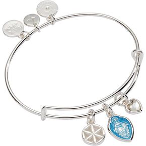 Alex and Ani Faith and Family Mother Mary Charm Bangle