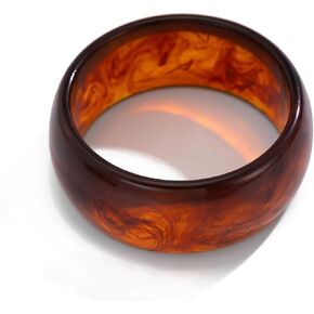 Exaggerated Colorful Irregular Geometric Acrylic Resin Bangle Bracelet Handmade Chunky Multicolor Round Square Acetate Wide Transparent Wristband Bracelet for Women Jewelry