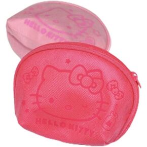 KITTY's Mini Size Multifunctional Pouch Set of 2 - Red & Pink - Officially Licensed