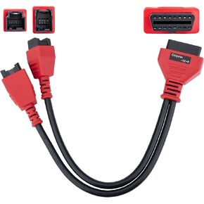 12+8 Pin Connector to OBD2 Adapter, Secutiry Gateway Bypass Cable, 12+8 Cable for Chrysler SGW Equipped FCA Vehicles for Diagnostic, Fit for Scanners MK808 MK808S MX808 MS906 Pro MS908S