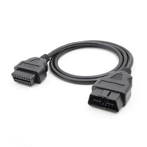 OBD-II OBD2 16 Pin Cable Car Male to Female Extension Cable Diagnostic Extender Cord Adapter 5ft 150cm 1.5M