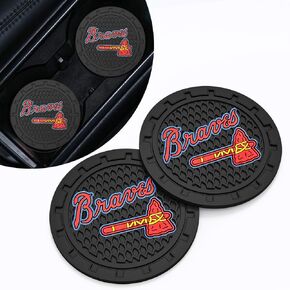 Car Cup Holder Coasters for NY Yankees Baseball Fans, Yankees Car Coasters for Cup Holder Insert Silicone Non-Slip