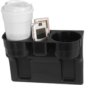 Custom Accessories Black Seat Wedge Cup Holder