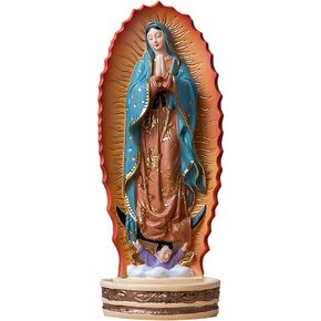 تماثيل Virgen de Guadalupe 12 بوصة - تمثال سيدة غوادالوبي - تمثال مريم العذراء المبارك - Estatua de la Virgen de Guadalupe - Holy Water Font