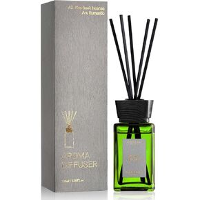 Floral Reed Diffuser Set, Jasmine & Lily of The Valley Scented Diffuser with Sticks, Reed Diffusers for Home and Office Decor