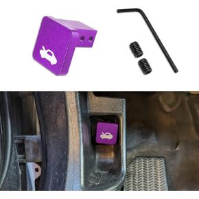 Hood Latch Enheries مقبض الكبل مجموعة إصلاح سبائك الألومنيوم ، مقبض إطلاق غطاء محرك السيارة ، مفتاح قفل غطاء الغطاء الثقيل متوافق مع هوندا سيفيك 1996-2011 ، CR-V 1997-2006 ، Element 2003-2011