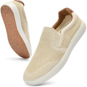 Puxowe Men's Casual Slip On Walking Shoes Mesh Comfortable Loafer