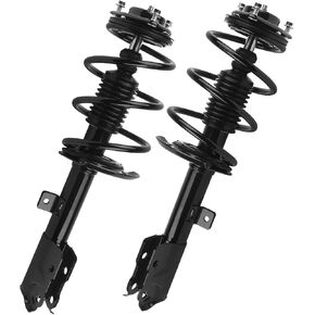 KUSATEC Front Pair Complete Struts Shock Absorber fit for 2007-2012 Dodge Caliber, 2007-2010 Jeep Compass; Patriot, 172368 172367 Struts with Coil Spring Assemblies