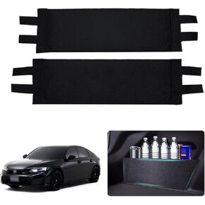 ملصق مقسّم جانبي منظم الجذع الخلفي مناسبة لعام 2022-2024 Honda Civic 11th Gen Sedan Trunk Side Side Score Poard for Honda Civic Accessories 2pcs