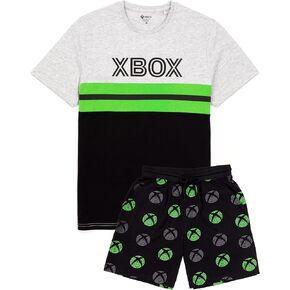 Xbox Pajamas Mens Adults Game T-Shirt & Shorts PJS Mendise