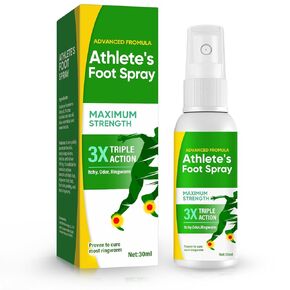 Athletes Foot Spray - Foot spray for Feet Odor, Itching, Sweating,Naural & Gentle Foot Spray,30ml