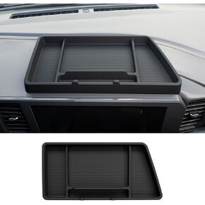 Dashboard Storage Organizer Compatible with 2022-2025 Chevy Silverado GMC Sierra 1500 2024-2025 2500HD 3500HD Dashboard Storage Tray Replacement for 2022-2025 Chevy Silverado Accessories
