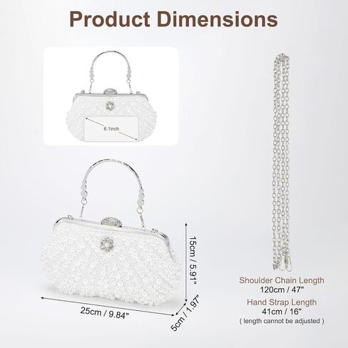 Clutch Purse Evening Clutch Bag Handbag Cross Body Bag for Women Formal Wedding Club in Kuwait