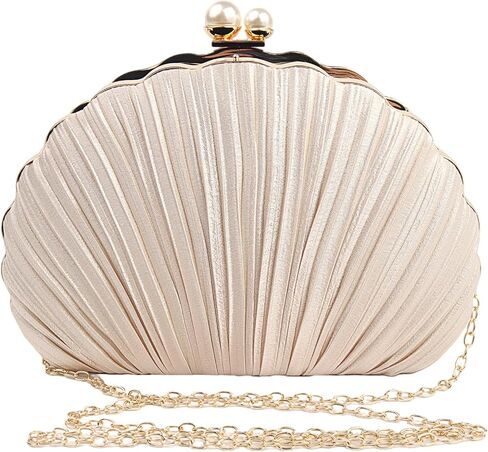 Women's Evening Handbags,Clutch Bag,Pearl Clutch,Seashell Purse,Dress Evening Bag,Women's Wedding Party in Kuwait