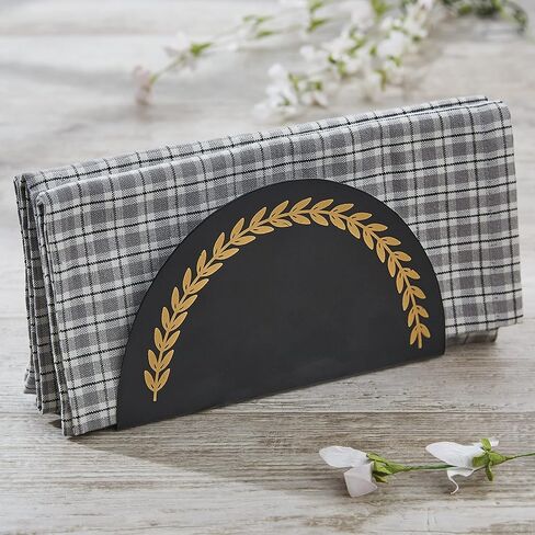 Black Salt & Pepper Napkin Holder in Kuwait