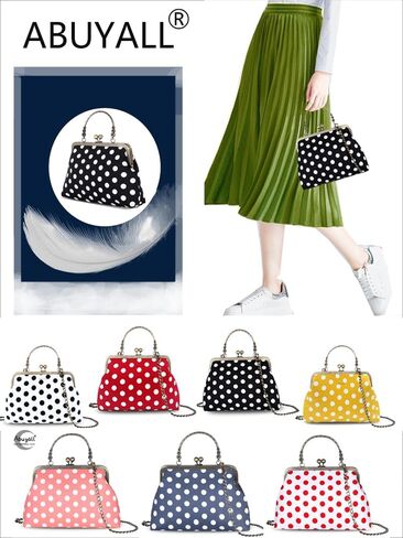 Evening Bag Vintage Purse Kiss Lock Purses and Handbags for Women Floral Canvas Handbag in Saudi Arabia