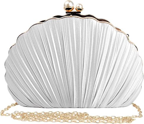Women's Evening Handbags,Clutch Bag,Pearl Clutch,Seashell Purse,Dress Evening Bag,Women's Wedding Party in Kuwait