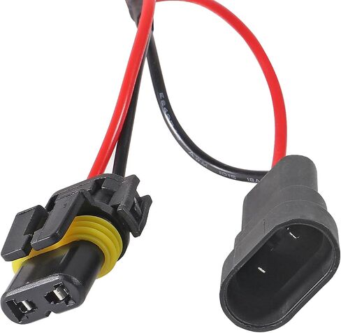 2pcs H11 Load Resistors Adapter Load Resistor Kits Relay Harness Adapter Load Resistor for Fog Lights Flashing Error Code Anti Hyper Flash (H11 50W) in Saudi Arabia