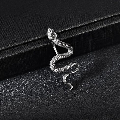 14G جراحة الفولاذ المقاوم للصدأ حل حلقات زر للنساء بطن الحلقة المتدلية مجوهرات ثقب CZ Snake سحلية Skull Spider Bat Halloween Party Punk Rock in Saudi Arabia