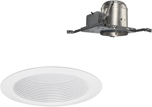 Juno V3024 WWH LED Conical Baffle Trim Round White VuLite, 6 Inch in Saudi Arabia