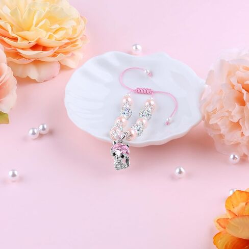 Cute Axolot Bracelet Shiny Pink Axolot/Fox/Deer Charm Bracelet Stuff Axolot/Fox/Deer Lover Animal Christmas Birthday Jewelry Gifts in Saudi Arabia