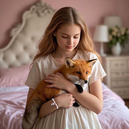 Cute Axolot Bracelet Shiny Pink Axolot/Fox/Deer Charm Bracelet Stuff Axolot/Fox/Deer Lover Animal Christmas Birthday Jewelry Gifts in Saudi Arabia