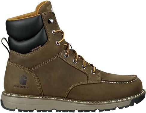 Carhartt FM6123-M12W Millbrook 6" Waterproof Wedge Boot Mossy Brown 12W in Saudi Arabia