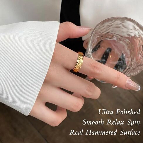 خاتم الدوار المدمر Lyttmab ، حلقة تململ للرجال ، حلقة القلق للنساء ، حلقة مطرقة in Kuwait