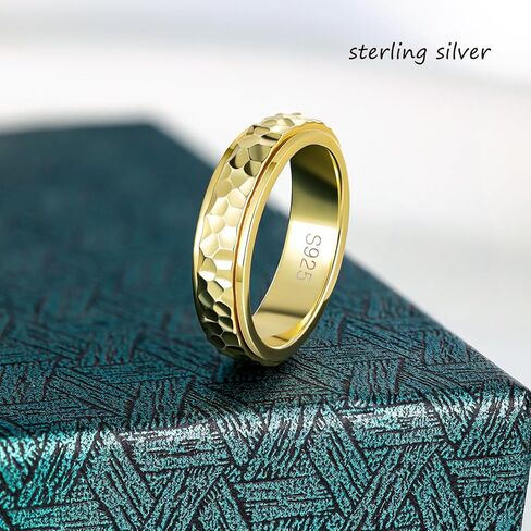 خاتم الدوار المدمر Lyttmab ، حلقة تململ للرجال ، حلقة القلق للنساء ، حلقة مطرقة in Kuwait