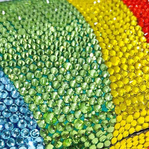 Boutique De FGG Crystal Clutch Evening Bag Novelty Rhinestone Clutch Purses for Women Formal Wedding Bridal Handbags,Mini in Saudi Arabia