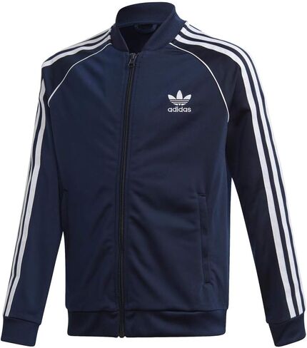 adidas Originals unisex-youth SST Track Top Scarlet/White Large in Saudi Arabia