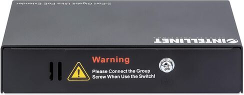 موسع Intellinet Industrial Gigabit PoE++، منفذ إخراج واحد بقدرة 80 وات، يمتد PoE حتى 328 قدمًا أخرى، قابل للتركيب على السكك الحديدية DIN، تصنيف IP30، معدن - ضمان Mfg لمدة 3 سنوات - 508957 in Kuwait