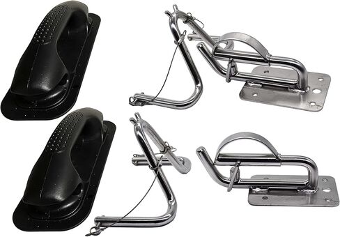 MARINE CITY 316 Stainless Steel Snap Insta-Lock Quick Davits for Inflatable Dinghy Instant Lock System Kit (2 Pcs) in Saudi Arabia
