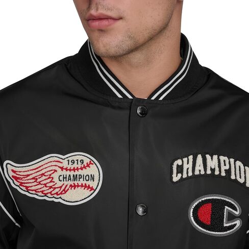 Champion Men's Patch Varsity Bomber Jacket in Saudi Arabia